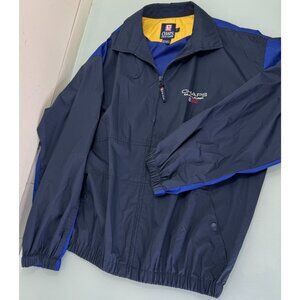 Vintage Chaps Ralph Lauren Jacket Mens Large L Colorblock Windbreaker 90's Y2K